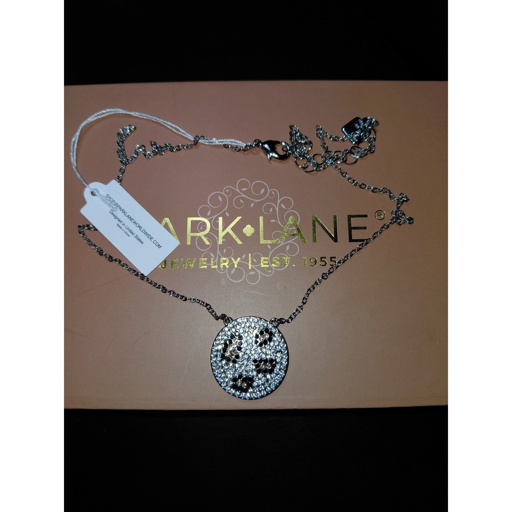 Park Lane March 2026 Sparkle Box Leo Pendant Necklace Pave CZ Leopard BNWT
